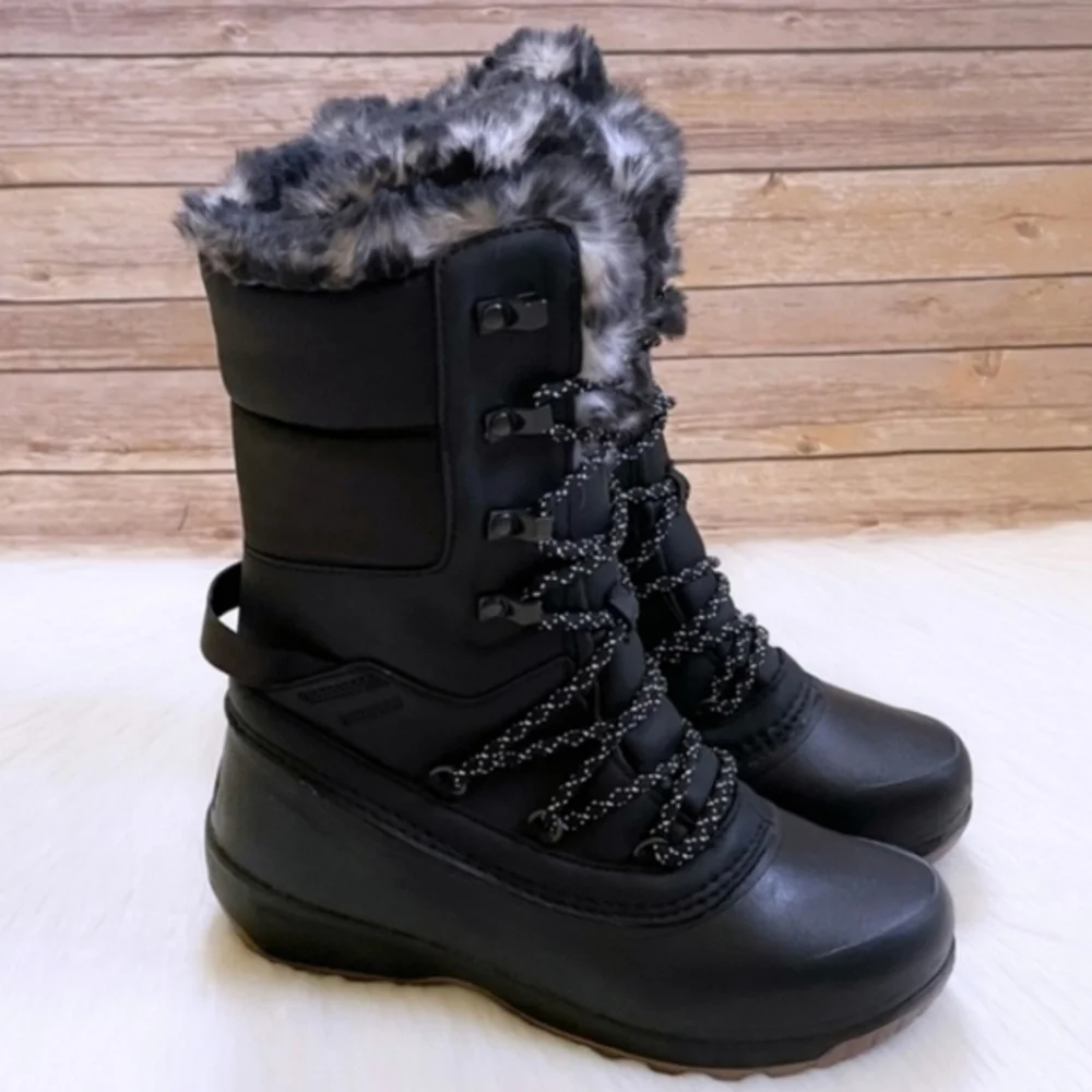 THE NORTH FACE Shellista‎ IV Luxe Waterproof TNF Black Gardenia White 10 New